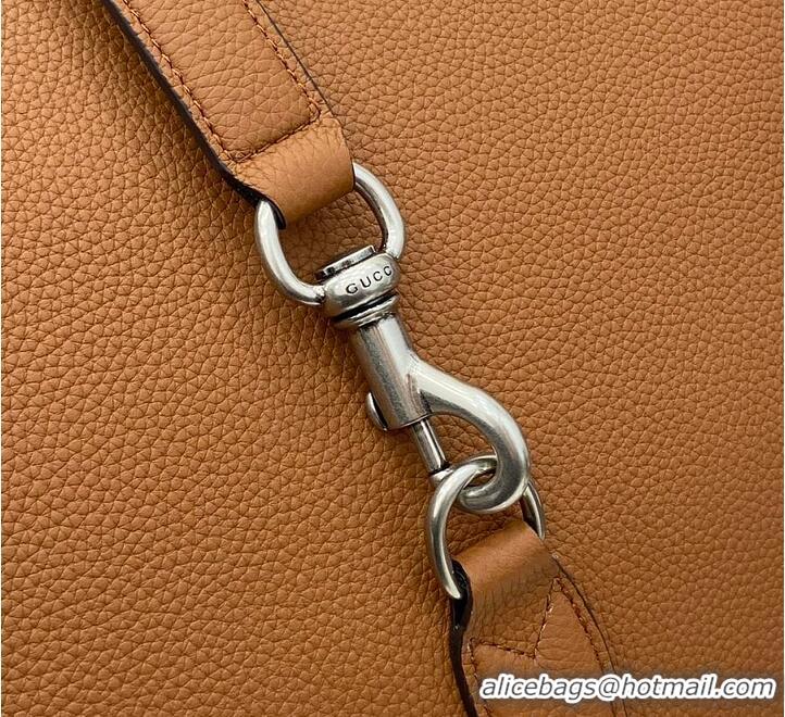 Most Popular Gucci Large Tote Bag With Hook Closure Rouge 739078 Brown 2026