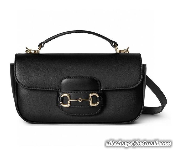 Cheap Price Gucci Horsebit 1955 Soft Small Top Handle Bag 815179 Black 2026