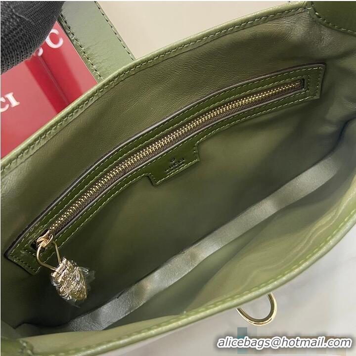 Promotional Gucci Jackie Small Shoulder Bag in Original Leather 782849 Green 2026