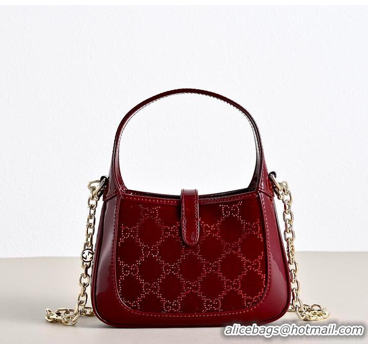 Classic Best Gucci Jackie 1961 Crystals Mini Bag In Rosso 810232 Ancora Red 2026