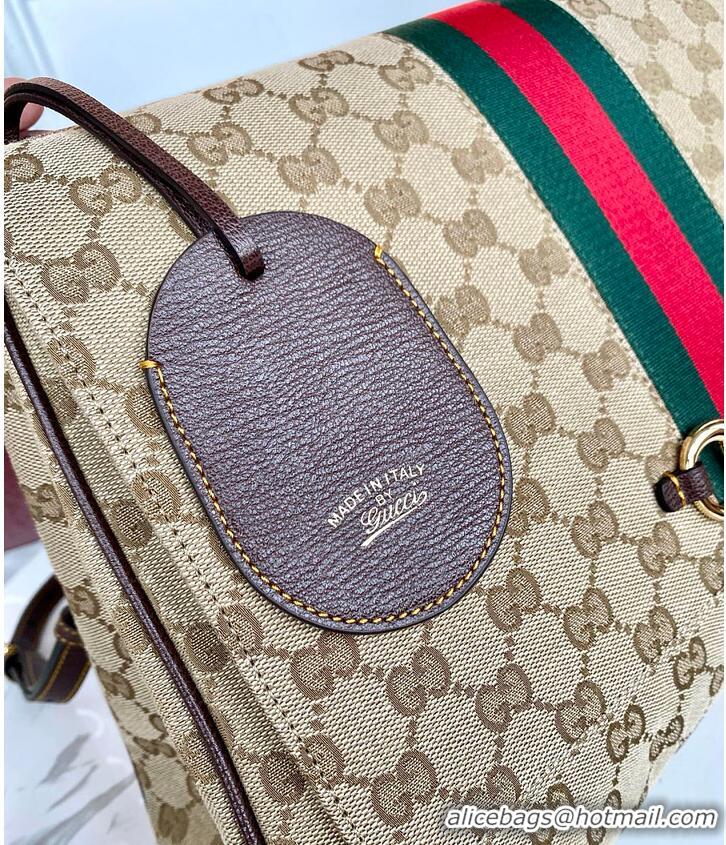 Luxurious Gucci Paparazzo Large Top Handle Bag In GG Canvas 815715 Beige/Brown 2026