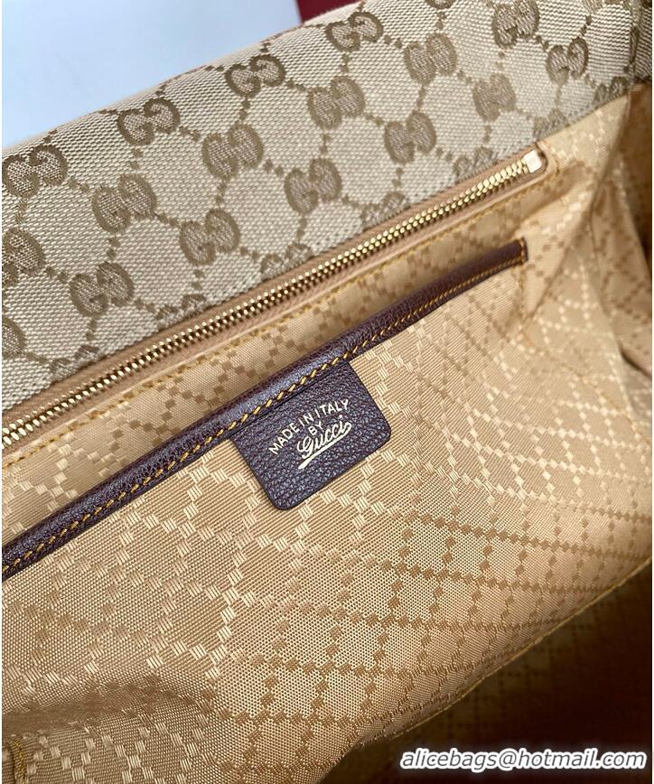 Luxurious Gucci Paparazzo Large Top Handle Bag In GG Canvas 815715 Beige/Brown 2026