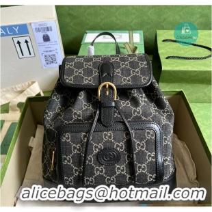 Big Discount Gucci Backpack With Interlocking G In GG Supreme 815718 Black 2026