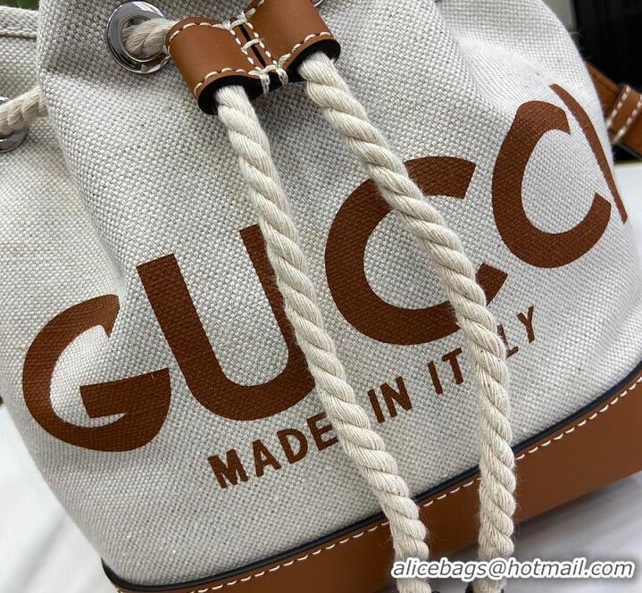 Pretty Style Gucci Small Shoulder Bag With Gucci Print 815719