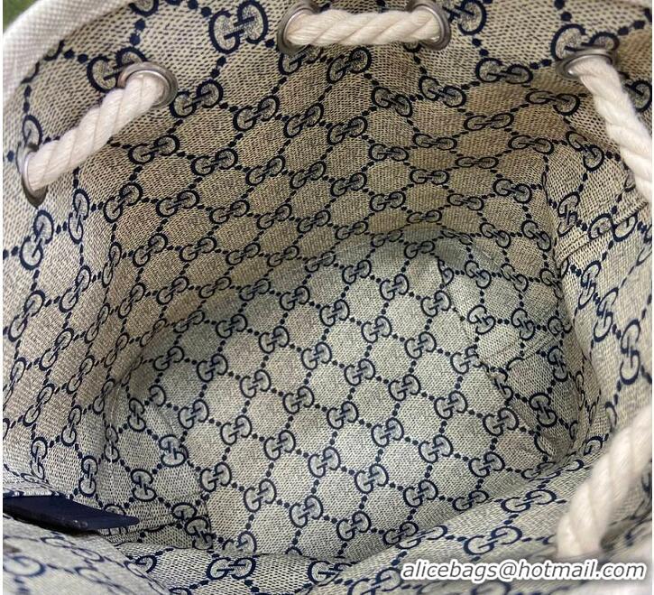 Shop Cheap Gucci Small Shoulder Bag With Gucci Print 815719 Blue