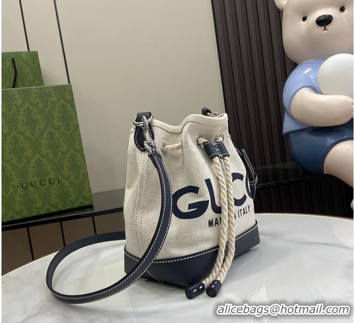 Shop Cheap Gucci Small Shoulder Bag With Gucci Print 815719 Blue