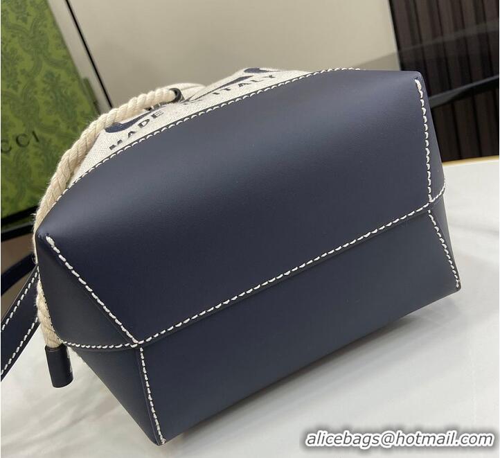 Shop Cheap Gucci Small Shoulder Bag With Gucci Print 815719 Blue