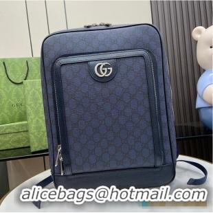 Original Cheap Gucci GG Ophidia Medium Backpack 815724 Dark Blue 2026