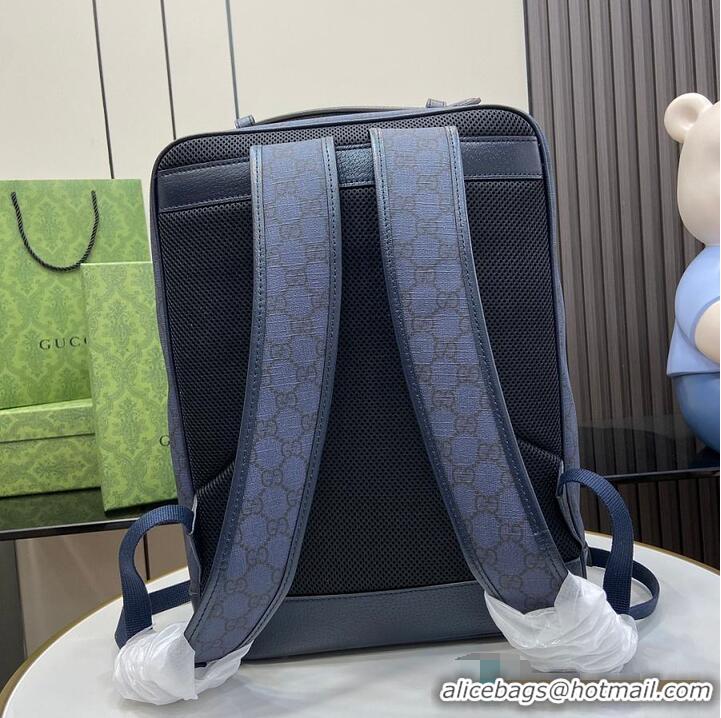 Original Cheap Gucci GG Ophidia Medium Backpack 815724 Dark Blue 2026