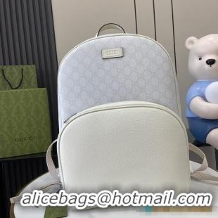 Best Product Gucci Ophidia Medium Backpack GG Supreme 815814 White 2026