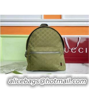 Traditional Specials Gucci Match Medium GG Backpack In Nylon 782850 Green 2026