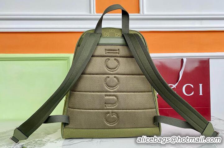 Traditional Specials Gucci Match Medium GG Backpack In Nylon 782850 Green 2026
