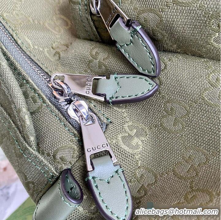 Traditional Specials Gucci Match Medium GG Backpack In Nylon 782850 Green 2026