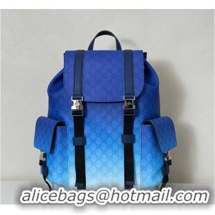 Buy Fashionable Gucci Chroma GG Large Backpack 782850 Ombre Blue 2026