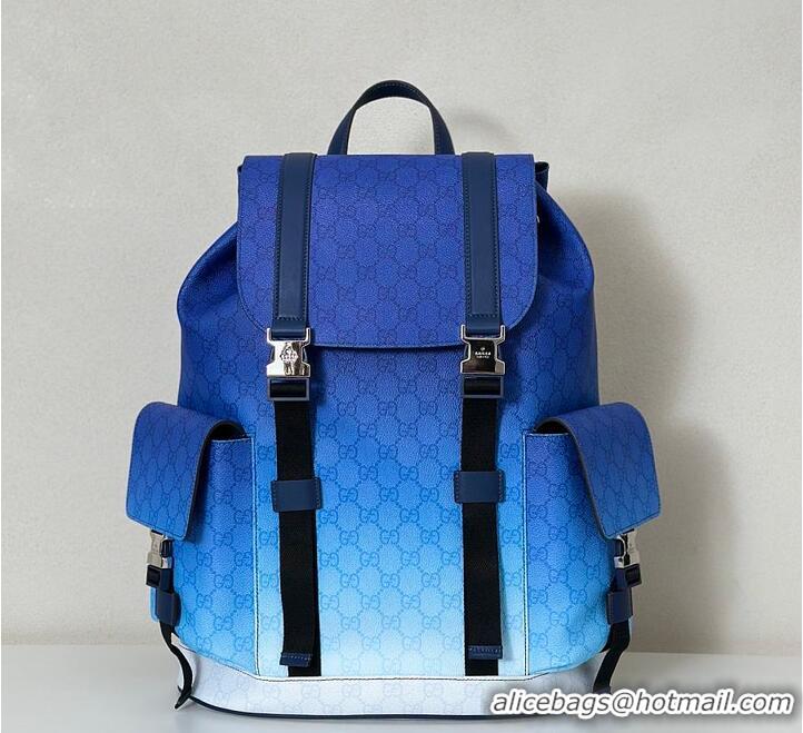 Buy Fashionable Gucci Chroma GG Large Backpack 782850 Ombre Blue 2026