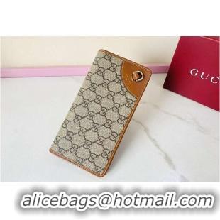 Fashion Discount Gucci GG Emblem Continental Wallet 782852 Caramel 2026