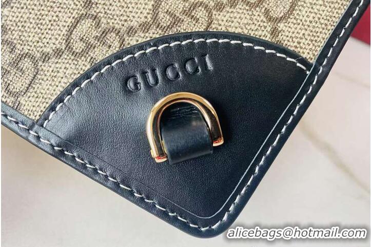 Promotional Gucci GG Emblem Continental Wallet 782852 Dark Blue 2026