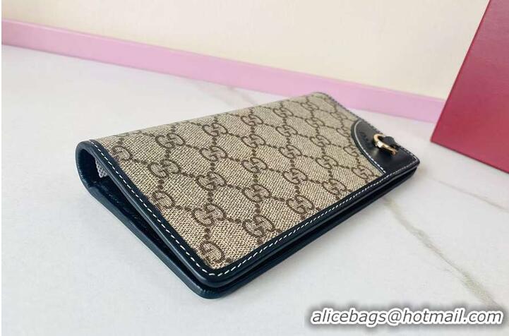 Promotional Gucci GG Emblem Continental Wallet 782852 Dark Blue 2026