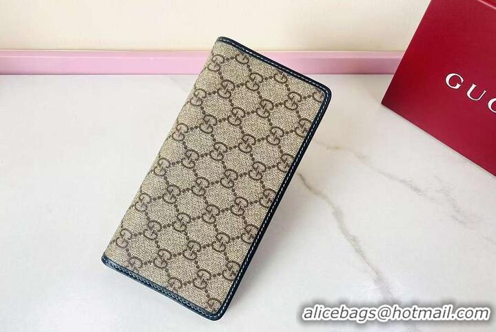 Promotional Gucci GG Emblem Continental Wallet 782852 Dark Blue 2026