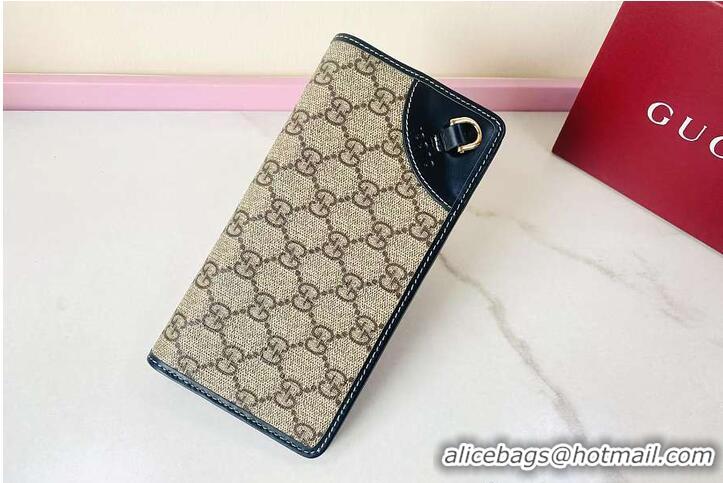 Promotional Gucci GG Emblem Continental Wallet 782852 Dark Blue 2026