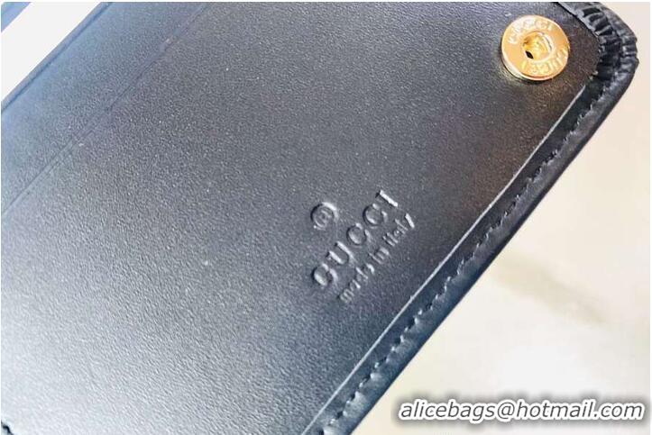 Promotional Gucci GG Emblem Continental Wallet 782852 Dark Blue 2026