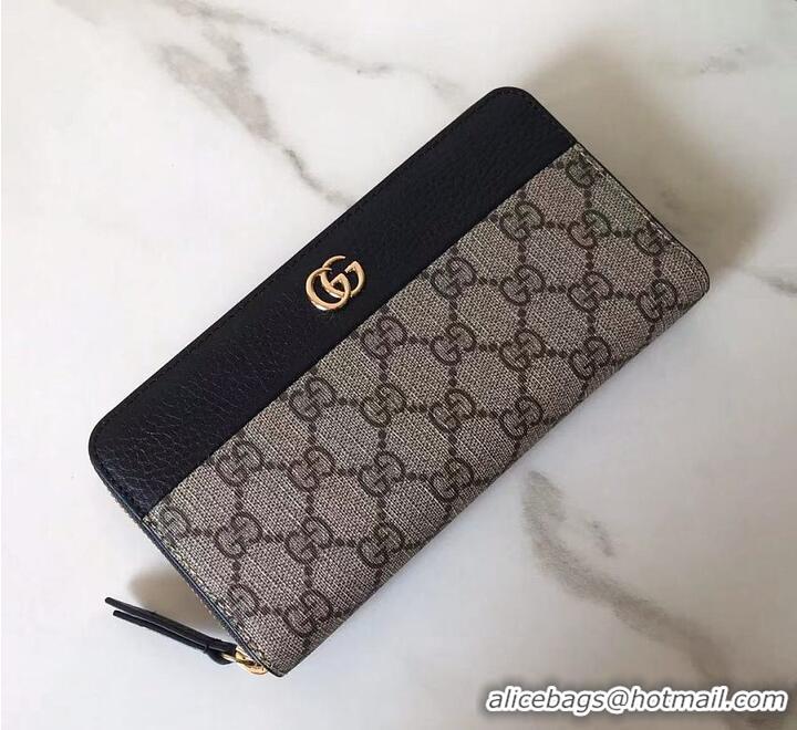 Good Quality Gucci GG Marmont Wallet 782851 Black 2026