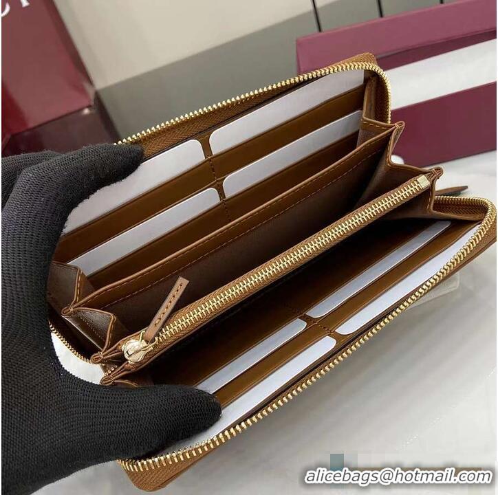 Well Crafted Gucci GG Marmont Zip Around Wallet in Leather 782852 Brown 2026