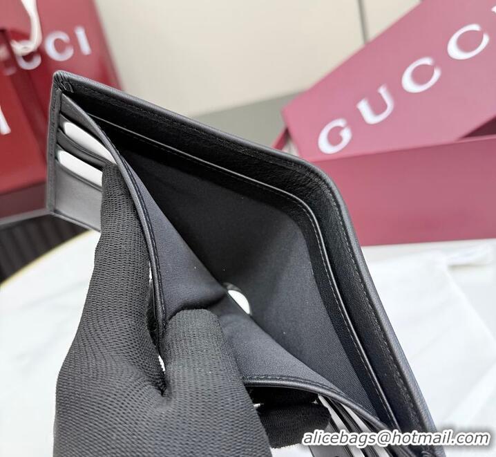 Best Price Gucci GG Bi-fold Wallet In GG Fabric 782857 Black/Silver 2026