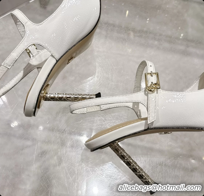 Best Product Dior Icon Slingback Pumps Shoes White Supple Calfskin Leather 6062507