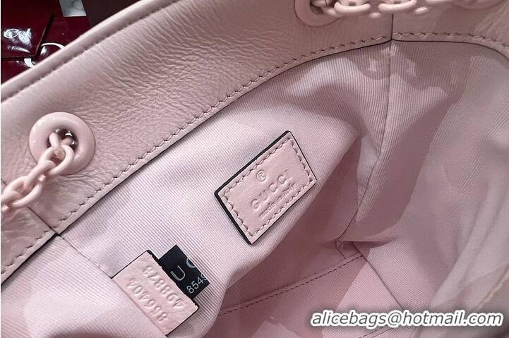 Good Product Gucci GG Marmont Nano Bucket Bag in Leather 828711 Pink 2026