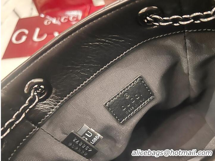 Top Quality Gucci GG Marmont Nano Bucket Bag in Leather 828711 Black 2026