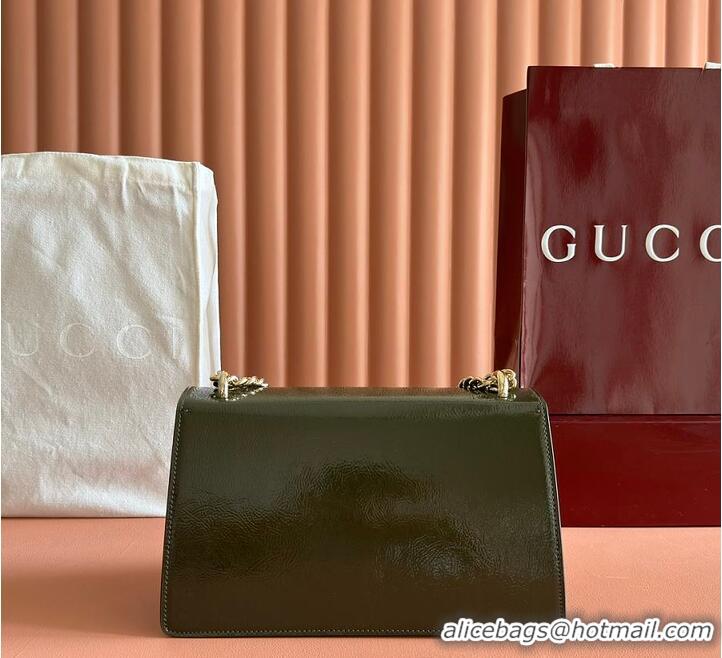 Trendy Design Gucci Dionysus Shoulder Bag Leather 828713 Forest Green 2026