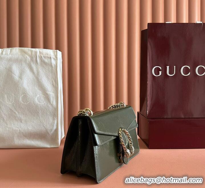 Trendy Design Gucci Dionysus Shoulder Bag Leather 828713 Forest Green 2026