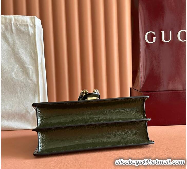 Trendy Design Gucci Dionysus Shoulder Bag Leather 828713 Forest Green 2026