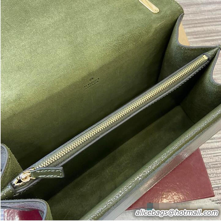 Trendy Design Gucci Dionysus Shoulder Bag Leather 828713 Forest Green 2026