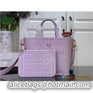 Promotional Louis Vuitton Neverfull Bandouliere Inside Out BB Monogram M14995 Misty Lilac