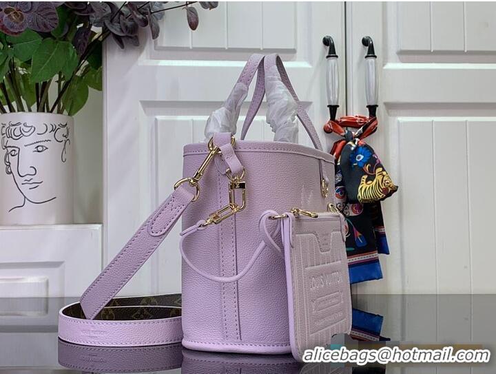 Promotional Louis Vuitton Neverfull Bandouliere Inside Out BB Monogram M14995 Misty Lilac