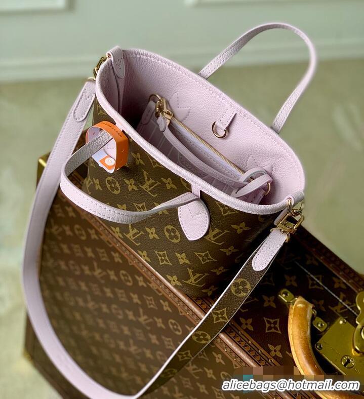 Big Discount Louis Vuitton Neverfull Bandouliere Inside Out BB M26365 Misty Lilac