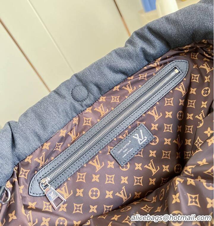 Grade Design Louis Vuitton LV Ski Neverfull Inside Out MM Other Monogram Canvas Black Jeans M26364