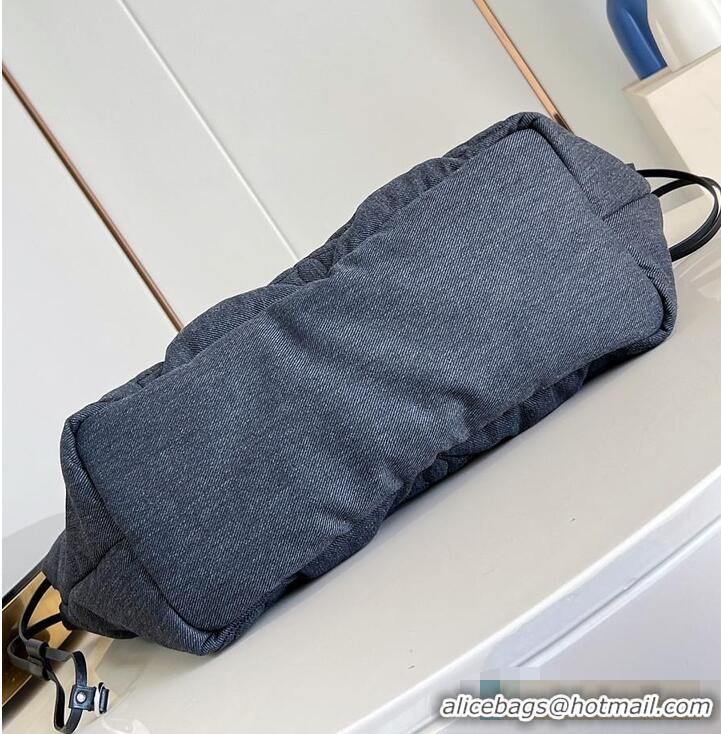 Grade Design Louis Vuitton LV Ski Neverfull Inside Out MM Other Monogram Canvas Black Jeans M26364