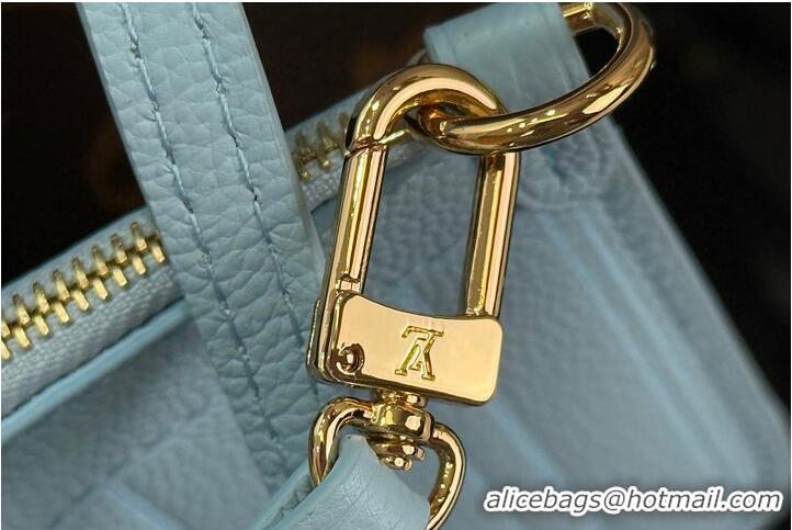 Promotional Louis Vuitton Monogram Canvas Neverfull BB Bandouliere Inside Out Leather M26365 Sky Blue