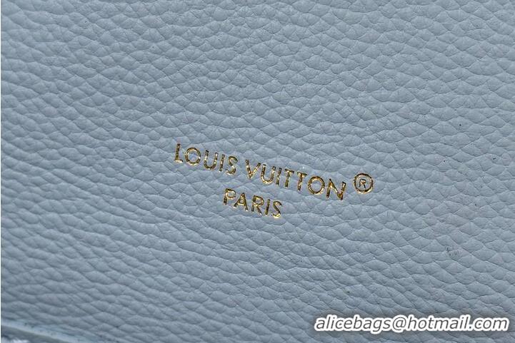 Promotional Louis Vuitton Monogram Canvas Neverfull BB Bandouliere Inside Out Leather M26365 Sky Blue