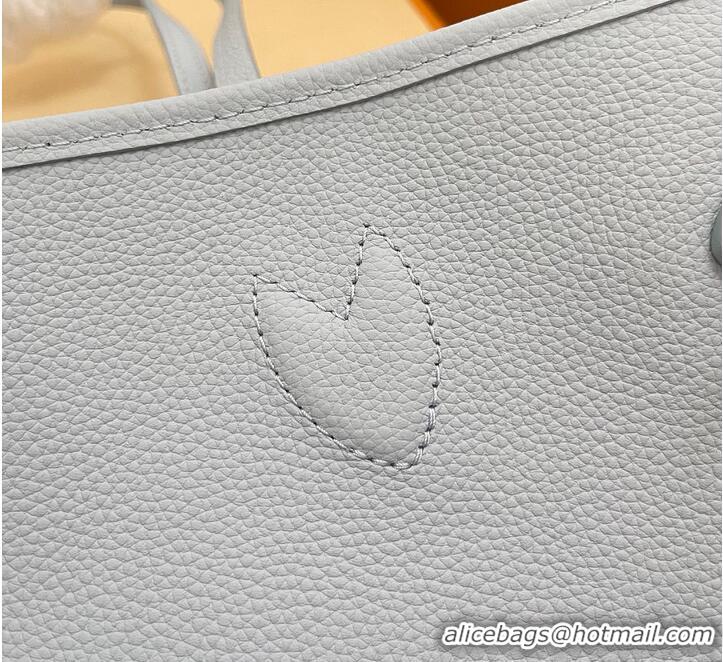 Big Discount Louis Vuitton Damier Azur Canvas Neverfull Inside Out MM M89562 Bleu Olympe