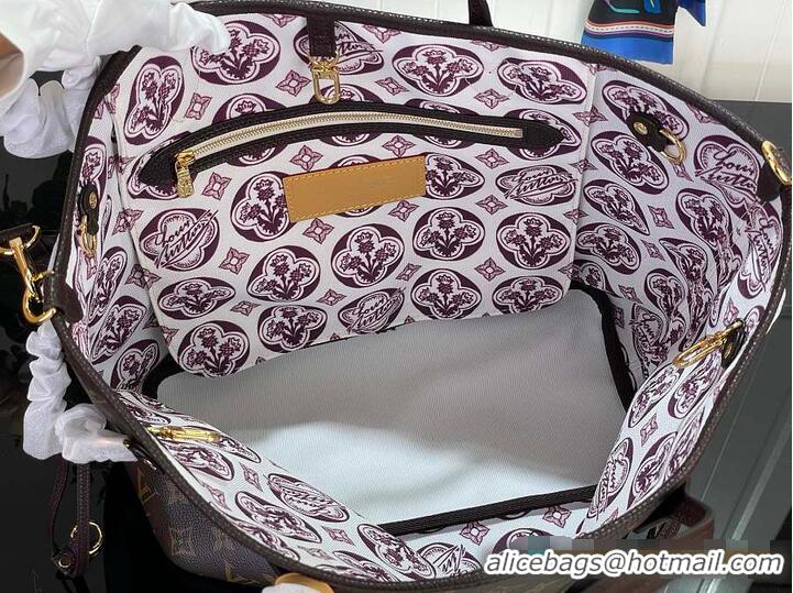 Fashion Discount Louis Vuitton Monogram Coated Canvas Neverfull Inside Out MM M28377 2026