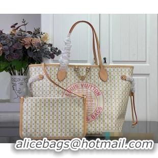 Luxury Cheap Louis Vuitton Neverfull MM LV Stamp Banana M28378 2026