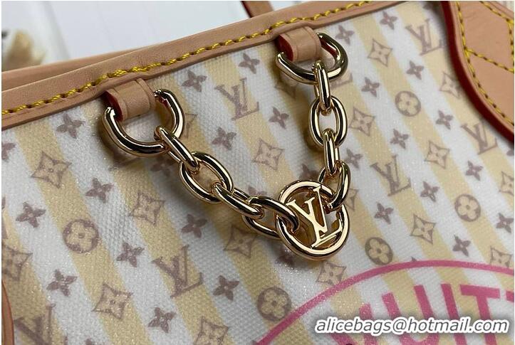 Luxury Cheap Louis Vuitton Neverfull MM LV Stamp Banana M28378 2026