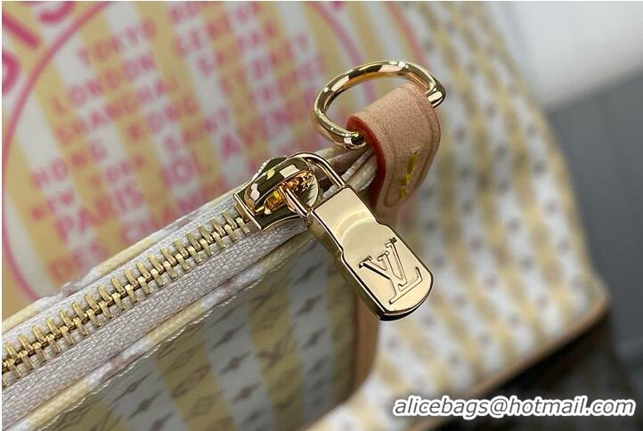 Luxury Cheap Louis Vuitton Neverfull MM LV Stamp Banana M28378 2026