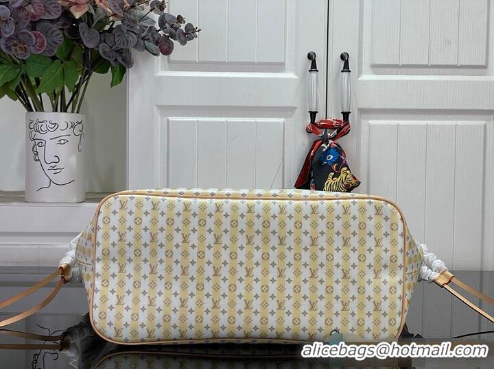 Luxury Cheap Louis Vuitton Neverfull MM LV Stamp Banana M28378 2026