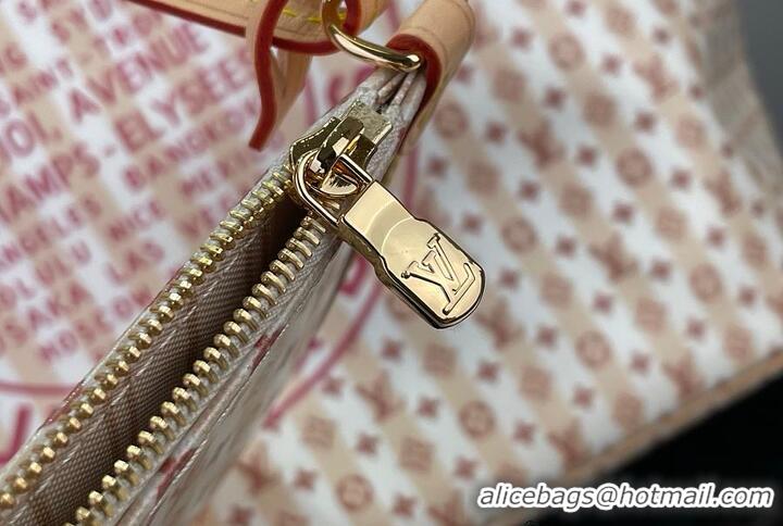 Good Quality Louis Vuitton Neverfull MM LV Stamp M28378 Nude Rose 2026