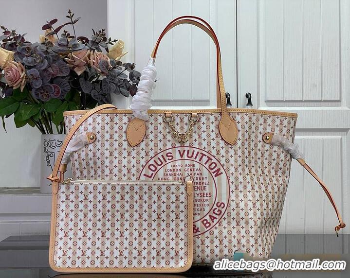 Good Quality Louis Vuitton Neverfull MM LV Stamp M28378 Nude Rose 2026